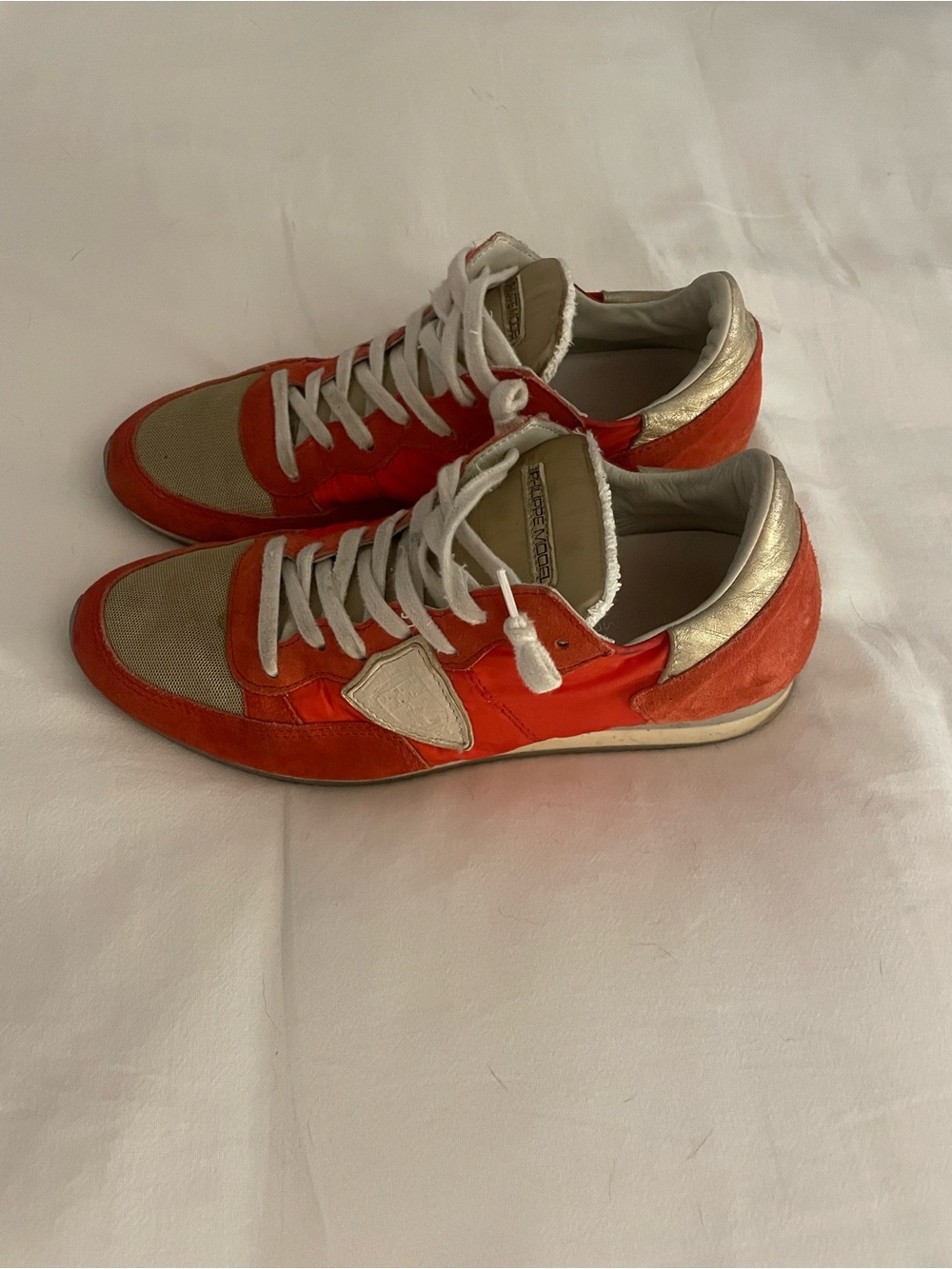 Auburn Orange Philippe Model Sneakers